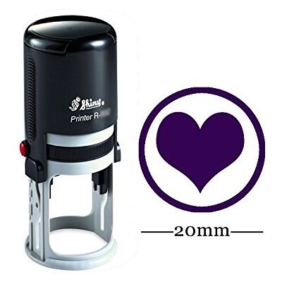 Printtoo HEART SHAPE cachet rond auto-encrage caoutchouc Brillant Mini ronde Stamper 20mm enseignants Stamp - Publicité Printtoo HEART SHAPE cachet rond auto-encrage caoutchouc Brillant Mini ronde Stamper 20mm enseignants Stamp - Publicité
