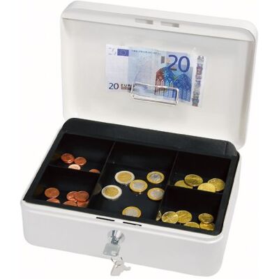WEDO 145321X Caissette à monnaie à 5 compartiments 25 x 18 x 9 cm Noir - Publicité WEDO 145321X Caissette à monnaie à 5 compartiments 25 x 18 x 9 cm Noir - Publicité