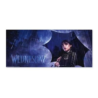 Pyramid Wednesday Desk Mat XL Tapis de souris pour clavier – Grand tapis de souris de jeu 80 x 35 cm – Dessous antidérapant – Sous-main sous licence officielle Wednesday Addams - Publicité Pyramid Wednesday Desk Mat XL Tapis de souris pour clavier – Grand tapis de souris de jeu 80 x 35 cm – Dessous antidérapant – Sous-main sous licence officielle Wednesday Addams - Publicité