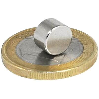 Magnosphere 20 x Aimant rond Disque Ø 8 mm, hauteur 6 mm Néodyme N35 (NdFeB) Nickelé tient 2,2 kg 20 pièces Aimants ronds puissants, Disques magnétiques - Publicité Magnosphere 20 x Aimant rond Disque Ø 8 mm, hauteur 6 mm Néodyme N35 (NdFeB) Nickelé tient 2,2 kg 20 pièces Aimants ronds puissants, Disques magnétiques - Publicité