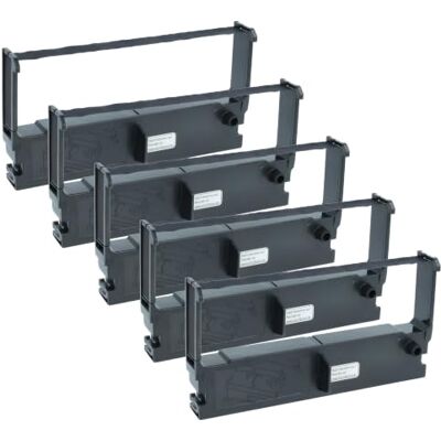 vhbw 5x Ruban encreur remplacement pour Epson ERC-32B ERC-32, C43S015371 pour imprimante matricielle ou de reçus noir - Publicité vhbw 5x Ruban encreur remplacement pour Epson ERC-32B ERC-32, C43S015371 pour imprimante matricielle ou de reçus noir - Publicité