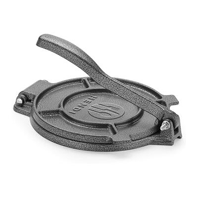 HENDI Presse à tortillas, outil manuel en fonte pour tortillas, tacos, arepas et empanadas, ø20 cm, 3 kg, pieds antidérapants, 255x200x(H)110mm - Publicité HENDI Presse à tortillas, outil manuel en fonte pour tortillas, tacos, arepas et empanadas, ø20 cm, 3 kg, pieds antidérapants, 255x200x(H)110mm - Publicité