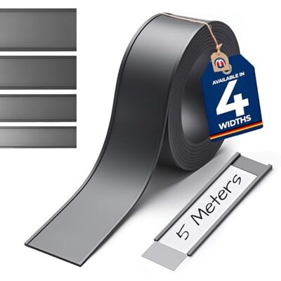 Magnosphere Porte-étiquettes magnétique profil en C pour étiquettes 5 m avec film de protection – Idéal pour le marquage et l'étiquetage mobiles, profil en C : largeur 50 mm – Longueur 5 m - Publicité Magnosphere Porte-étiquettes magnétique profil en C pour étiquettes 5 m avec film de protection – Idéal pour le marquage et l'étiquetage mobiles, profil en C : largeur 50 mm – Longueur 5 m - Publicité