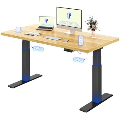 FLEXISPOT Bureau Assis Debout 140x80, 2 Moteurs, 200KG, Plateau 25mm E200, Plateau monobloc 25mm, Charge 200kg, 40 mm/s, 60-125cm, 3 segments, USB, anti-collision réglable, garantie 10 ans - Publicité FLEXISPOT Bureau Assis Debout 140x80, 2 Moteurs, 200KG, Plateau 25mm E200, Plateau monobloc 25mm, Charge 200kg, 40 mm/s, 60-125cm, 3 segments, USB, anti-collision réglable, garantie 10 ans - Publicité