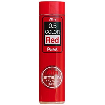 Pentel Minas Ain Stein 0,5mm rojas - Publicité Pentel Minas Ain Stein 0,5mm rojas - Publicité