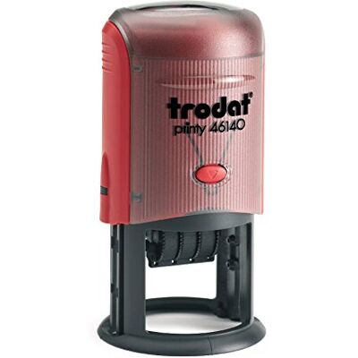 Trodat 46140 Tampon rond Printy Date 40 mm - Publicité Trodat 46140 Tampon rond Printy Date 40 mm - Publicité