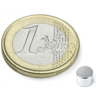 Magnosphere 20 x Aimant rond Disque Ø 5 mm, hauteur 4 mm Néodyme N45 (NdFeB) Nickelé tient 1 kg 20 pièces Aimants ronds puissants, Disques magnétiques - Publicité Magnosphere 20 x Aimant rond Disque Ø 5 mm, hauteur 4 mm Néodyme N45 (NdFeB) Nickelé tient 1 kg 20 pièces Aimants ronds puissants, Disques magnétiques - Publicité