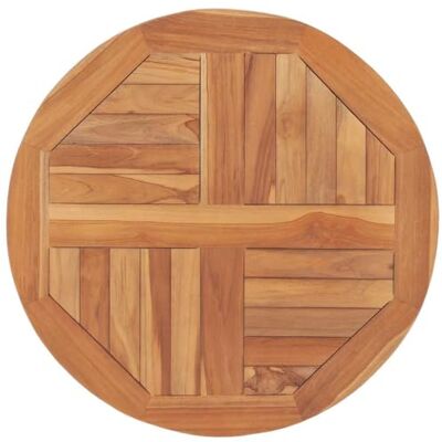 vidaXL Dessus de Table Bois de Teck Solide Rond 2,5 cm 60 cm - Publicité vidaXL Dessus de Table Bois de Teck Solide Rond 2,5 cm 60 cm - Publicité