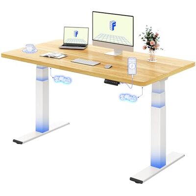 FLEXISPOT Bureau Assis Debout 140x80, 2 Moteurs, 200KG, Plateau 25mm E200, Plateau monobloc 25mm, Charge 200kg, 40 mm/s, 60-125cm, 3 segments, USB, anti-collision réglable, garantie 10 ans - Publicité FLEXISPOT Bureau Assis Debout 140x80, 2 Moteurs, 200KG, Plateau 25mm E200, Plateau monobloc 25mm, Charge 200kg, 40 mm/s, 60-125cm, 3 segments, USB, anti-collision réglable, garantie 10 ans - Publicité