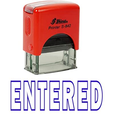 Printtoo ENTERED Stamp auto-encrage caoutchouc Stationary Office personnalisé Brillant Stamp - Publicité Printtoo ENTERED Stamp auto-encrage caoutchouc Stationary Office personnalisé Brillant Stamp - Publicité
