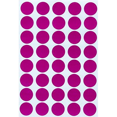 Royal Green Étiquettes Autocollantes Gommettes Environ 2cm (20mm) – Violet Paquet de 600 - Publicité Royal Green Étiquettes Autocollantes Gommettes Environ 2cm (20mm) – Violet Paquet de 600 - Publicité