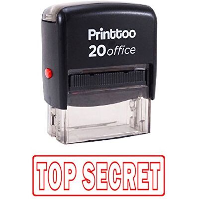 Printtoo Rubber Stamp bureau fixe TOP SECRET auto encrage Timbre personnalisé Rouge - Publicité Printtoo Rubber Stamp bureau fixe TOP SECRET auto encrage Timbre personnalisé Rouge - Publicité