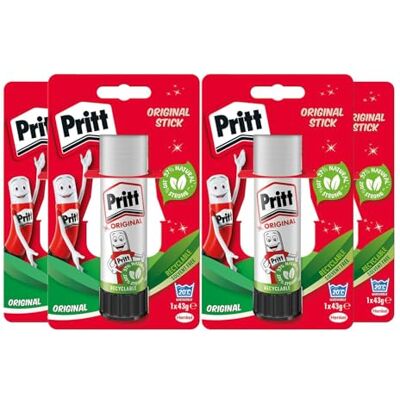 Pritt bâtons de colle multipack - Bâtons, 4x43g, École & Bricolage - Publicité Pritt bâtons de colle multipack - Bâtons, 4x43g, École & Bricolage - Publicité