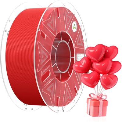 Creality Filament officiel Hyper PLA rouge, 1 kg pour imprimante 3D RFID, pour impression à grande vitesse, résistant, lisse, puissance dépassée, précision dimensionnelle +/- 0,03 mm, 2,2 lbs/bobine - Publicité Creality Filament officiel Hyper PLA rouge, 1 kg pour imprimante 3D RFID, pour impression à grande vitesse, résistant, lisse, puissance dépassée, précision dimensionnelle +/- 0,03 mm, 2,2 lbs/bobine - Publicité