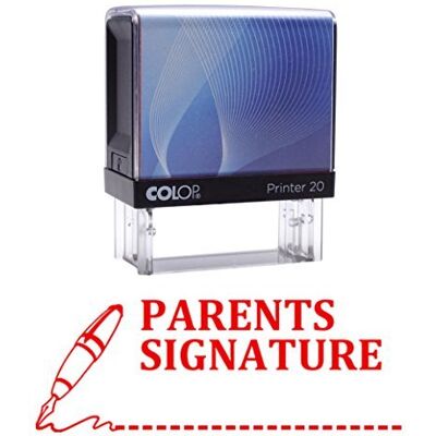 Printtoo PARENTS SIGNATURE Timbre auto-encrage caoutchouc Bureau personnalisé Papeterie P20 Mini Stamper - Publicité Printtoo PARENTS SIGNATURE Timbre auto-encrage caoutchouc Bureau personnalisé Papeterie P20 Mini Stamper - Publicité