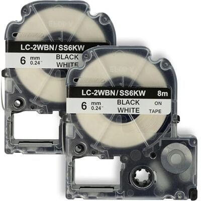 vhbw 2x Rubans remplacement pour Epson LC-2WBN - Publicité vhbw 2x Rubans remplacement pour Epson LC-2WBN - Publicité