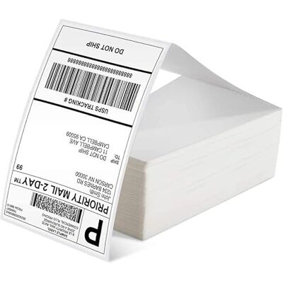 Phomemo Étiquettes d'expédition 4x6 500 Étiquettes/Pile Compatibles avec MUNBYN Étiquettes Thermiques Imperméables, sans BPA, Autocollantes, pour DHL, UPS, DPD 10x15cm, Compatibles avec les SVANTTO,Blanc - Publicité Phomemo Étiquettes d'expédition 4x6 500 Étiquettes/Pile Compatibles avec MUNBYN Étiquettes Thermiques Imperméables, sans BPA, Autocollantes, pour DHL, UPS, DPD 10x15cm, Compatibles avec les SVANTTO,Blanc - Publicité