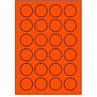 UNIVERS GRAPHIQUE 5 planches Étiquette autocollante ronde FLUO ORANGE 40 mm personnalisable toute imprimante planche de 24 Étiquettes adhésive imprimer vos étiquettes, Stickers, fluo de prix, soldes, remises - Publicité UNIVERS GRAPHIQUE 5 planches Étiquette autocollante ronde FLUO ORANGE 40 mm personnalisable toute imprimante planche de 24 Étiquettes adhésive imprimer vos étiquettes, Stickers, fluo de prix, soldes, remises - Publicité