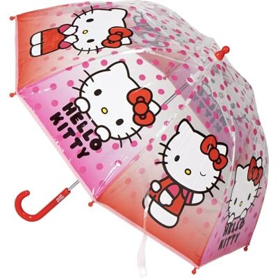 CERDÁ LIFE'S LITTLE MOMENTS Parapluie manuel Poe Bulle Hello Kitty Parapluie pour enfant avec motif dôme transparent, fort et sûr, avec illustrations de Hello Kitty - Publicité CERDÁ LIFE'S LITTLE MOMENTS Parapluie manuel Poe Bulle Hello Kitty Parapluie pour enfant avec motif dôme transparent, fort et sûr, avec illustrations de Hello Kitty - Publicité
