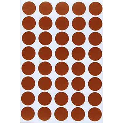 Royal Green Étiquettes Autocollantes Gommettes Environ 2cm (20mm) – Marron Paquet de 600 - Publicité Royal Green Étiquettes Autocollantes Gommettes Environ 2cm (20mm) – Marron Paquet de 600 - Publicité
