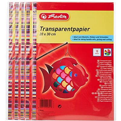 Herlitz Modèle 246413 - Papier Transparent - Multicolore - Type de papier - Publicité Herlitz Modèle 246413 - Papier Transparent - Multicolore - Type de papier - Publicité