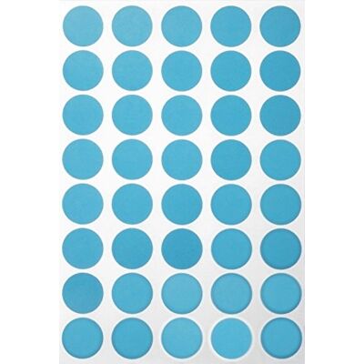Royal Green Stickers à pois Étiquettes colorées 2cm (20mm) Autocollantes Gommettes Bleu Clair Paquet de 600 - Publicité Royal Green Stickers à pois Étiquettes colorées 2cm (20mm) Autocollantes Gommettes Bleu Clair Paquet de 600 - Publicité