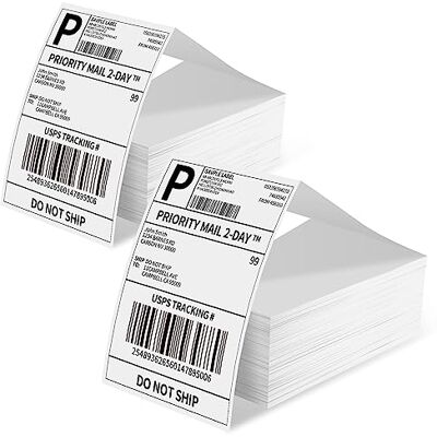 Phomemo 4x6'' 1000 Étiquettes/Pile, Compatibles Avec Imprimantes MUNBYN Étiquettes Thermiques Imperméables, sans BPA, Autocollantes, pour DHL, UPS, DPD 10x15cm, Compatibles avec les SVANTTO,Blanc - Publicité Phomemo 4x6'' 1000 Étiquettes/Pile, Compatibles Avec Imprimantes MUNBYN Étiquettes Thermiques Imperméables, sans BPA, Autocollantes, pour DHL, UPS, DPD 10x15cm, Compatibles avec les SVANTTO,Blanc - Publicité