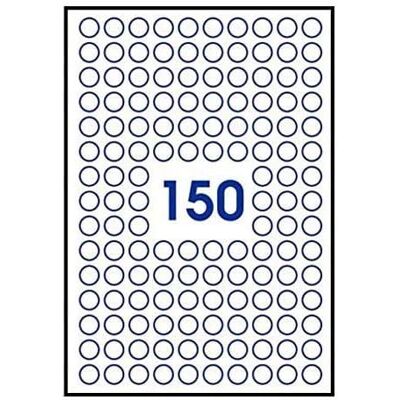 UNIVERS GRAPHIQUE 20 Planches de 150 mini étiquette rondes diamètre 12 mm = 3000 étiquettes Ø 12 Blanc Mat pour imprimantes Laser et Jet d'encre Feuilles A4 autocollantes référence univers UGEROND12 - Publicité UNIVERS GRAPHIQUE 20 Planches de 150 mini étiquette rondes diamètre 12 mm = 3000 étiquettes Ø 12 Blanc Mat pour imprimantes Laser et Jet d'encre Feuilles A4 autocollantes référence univers UGEROND12 - Publicité