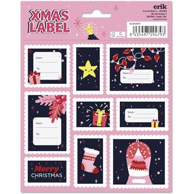 Grupo Erik Étiquettes Cadeaux de Noël, Étiquettes Autocollantes, Autocollants de Noël, Étiquette pour Cadeau - Publicité Grupo Erik Étiquettes Cadeaux de Noël, Étiquettes Autocollantes, Autocollants de Noël, Étiquette pour Cadeau - Publicité