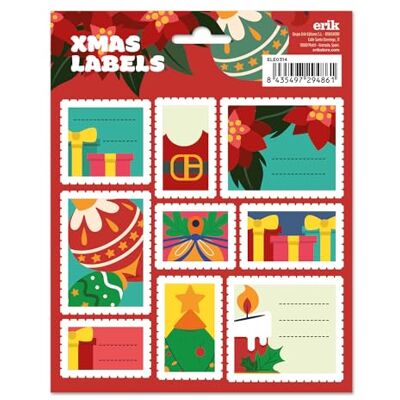 Grupo Erik Étiquettes Cadeaux de Noël, Étiquettes Autocollantes, Autocollants de Noël, Étiquette pour Cadeau - Publicité Grupo Erik Étiquettes Cadeaux de Noël, Étiquettes Autocollantes, Autocollants de Noël, Étiquette pour Cadeau - Publicité