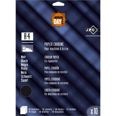 WONDAY SACHET 10 FEUILLES DE PAPIER CARBONE NOIR - Publicité WONDAY SACHET 10 FEUILLES DE PAPIER CARBONE NOIR - Publicité