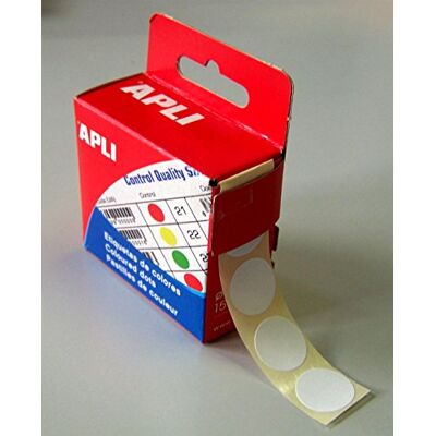 Agipa Bte Distributrice 150 étiquettes Gommettes de signalisation Rondes 15 mm Blanc - Publicité Agipa Bte Distributrice 150 étiquettes Gommettes de signalisation Rondes 15 mm Blanc - Publicité