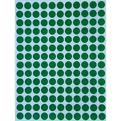 Royal Green Étiquettes Rondes de Codage Couleur 1cm (10mm) Autocollants à Pois Autocollants Vert Ronds Lot de 2100 par - Publicité Royal Green Étiquettes Rondes de Codage Couleur 1cm (10mm) Autocollants à Pois Autocollants Vert Ronds Lot de 2100 par - Publicité
