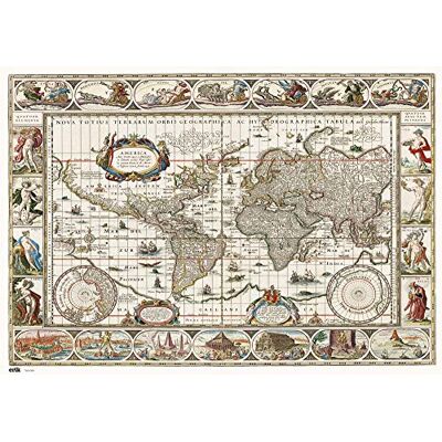 Grupo Erik Sous-Main Bureau Carte du Monde Antique, Planisphère Sous-Main Bureau Enfant Protège Bureau Enfant 34 x 49cm - Publicité Grupo Erik Sous-Main Bureau Carte du Monde Antique, Planisphère Sous-Main Bureau Enfant Protège Bureau Enfant 34 x 49cm - Publicité