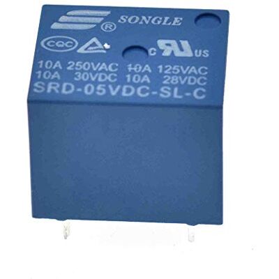 Sun Lot de 5 relais d'alimentation SRD-05VDC-SL-C SRD-12VDC-SL-C SRD-24VDC-SL-C SRD-05VDC-SL-A SRD-12VDC-SL-A SRD-24VDC-SL-A 10 A (SRD-05VDC-SL-C-5 broches) - Publicité Sun Lot de 5 relais d'alimentation SRD-05VDC-SL-C SRD-12VDC-SL-C SRD-24VDC-SL-C SRD-05VDC-SL-A SRD-12VDC-SL-A SRD-24VDC-SL-A 10 A (SRD-05VDC-SL-C-5 broches) - Publicité