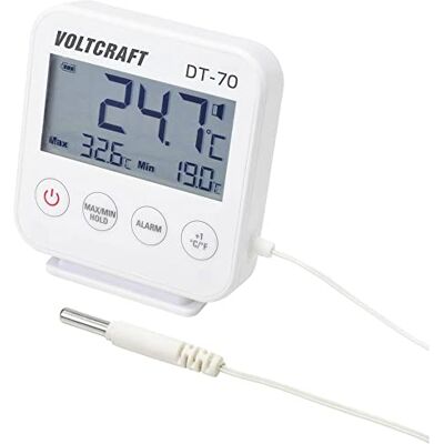 VOLTCRAFT DT-70 Sonde de température câblée Plage de mesure de température -40 à +70 °C sonde NTC conforme HACCP - Publicité VOLTCRAFT DT-70 Sonde de température câblée Plage de mesure de température -40 à +70 °C sonde NTC conforme HACCP - Publicité