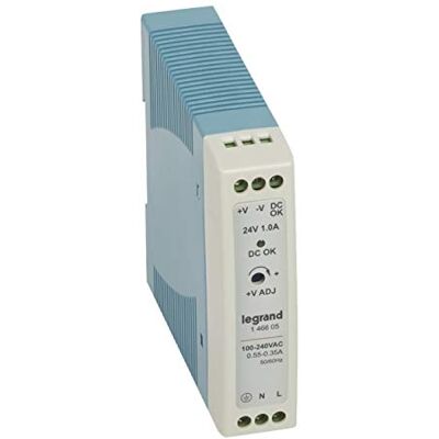 Legrand Alimentation stabilisée à découpage mono 20W entrée 100V~ à 240V~ et sortie 24V - Publicité Legrand Alimentation stabilisée à découpage mono 20W entrée 100V~ à 240V~ et sortie 24V - Publicité