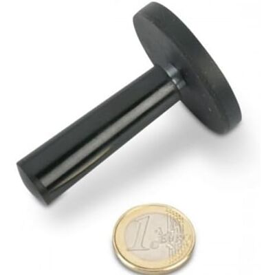 Magnosphere 2 x Système magnétique néodyme Ø 43 mm noir caoutchouté avec poignée tient 10 kg 2 pièces - Publicité Magnosphere 2 x Système magnétique néodyme Ø 43 mm noir caoutchouté avec poignée tient 10 kg 2 pièces - Publicité