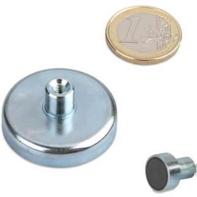 Magnosphere Aimant plats inox à épaulement taraudé Ø10 mm Ø 125 mm Ferrite dure Les aimants plats sont des systèmes magnétiques blindés aux performances élevées et aux dimensions très réduites., Tailles:Ø 40mm M5 12.5kg force - Publicité Magnosphere Aimant plats inox à épaulement taraudé Ø10 mm Ø 125 mm Ferrite dure Les aimants plats sont des systèmes magnétiques blindés aux performances élevées et aux dimensions très réduites., Tailles:Ø 40mm M5 12.5kg force - Publicité
