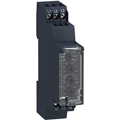 Schneider Electric RM17UB310 Relais de Supervision de Tension - Triphasé, Rail DIN - Publicité Schneider Electric RM17UB310 Relais de Supervision de Tension - Triphasé, Rail DIN - Publicité