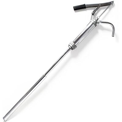 WilTec Pompe vidange Huile Pétrole Diesel à levier – débit 16-18 l/min – Conduite 470-870 mm, Raccord pour fût G2 – Aspiration et Transvasement pour Garage Atelier Automobile Tondeuse Moto Bateau - Publicité WilTec Pompe vidange Huile Pétrole Diesel à levier – débit 16-18 l/min – Conduite 470-870 mm, Raccord pour fût G2 – Aspiration et Transvasement pour Garage Atelier Automobile Tondeuse Moto Bateau - Publicité