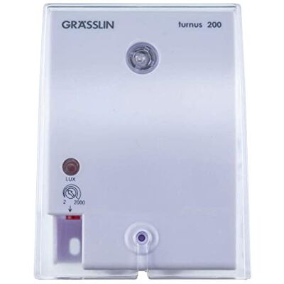 Grässlin turnus 200 18.17.0001.1 interrupteur crépusculaire sensibilité à la lumière 2 2.000 Lux - Publicité Grässlin turnus 200 18.17.0001.1 interrupteur crépusculaire sensibilité à la lumière 2 2.000 Lux - Publicité