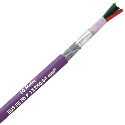 Lapp Unitronic 2170222 BUS PB FD Câble de Bus Blindé 1 x 2 x 0,64 mm² Ligne de données très flexible pour Profibus DP/FMS, gaine PUR résistante à l'huile et UV, sans halogène pour torsion. Publicité Lapp Unitronic 2170222 BUS PB FD Câble de Bus Blindé 1 x 2 x 0,64 mm² Ligne de données très flexible pour Profibus DP/FMS, gaine PUR résistante à l'huile et UV, sans halogène pour torsion. Publicité