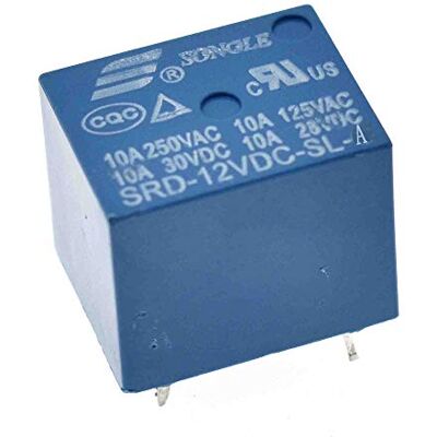 Sun Lot de 5 relais SRD-05VDC-SL-C SRD-12VDC-SL-C SRD-24VDC-SL-C SRD-05VDC-SL-A SRD-12VDC-SL-A SRD-24VDC-SL-A 10 A (SRD-12VDC-SL-A-4 broches) - Publicité Sun Lot de 5 relais SRD-05VDC-SL-C SRD-12VDC-SL-C SRD-24VDC-SL-C SRD-05VDC-SL-A SRD-12VDC-SL-A SRD-24VDC-SL-A 10 A (SRD-12VDC-SL-A-4 broches) - Publicité