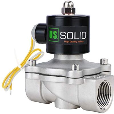 U.S. Solid 220 V AC 1" G Electrique Électrovanne acier inoxydable Normalement fermé "NC" Solenoid Valve entraînement direct Air Eau Huile - Publicité U.S. Solid 220 V AC 1" G Electrique Électrovanne acier inoxydable Normalement fermé "NC" Solenoid Valve entraînement direct Air Eau Huile - Publicité