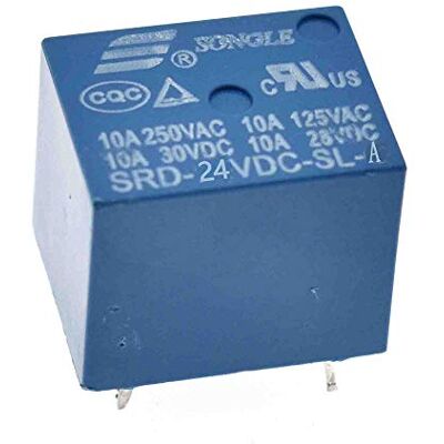 Sun Lot de 5 relais SRD-05VDC-SL-C SRD-12VDC-SL-C SRD-24VDC-SL-C SRD-05VDC-SL-A SRD-12VDC-SL-A SRD-24VDC-SL-A 10 A (SRD-24VDC-SL-A-4 broches) - Publicité Sun Lot de 5 relais SRD-05VDC-SL-C SRD-12VDC-SL-C SRD-24VDC-SL-C SRD-05VDC-SL-A SRD-12VDC-SL-A SRD-24VDC-SL-A 10 A (SRD-24VDC-SL-A-4 broches) - Publicité