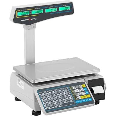 Balance de contrôle Steinberg Systems - 30 kg / 15 g - avec calcul de prix - LCD SBS-EBS-101 - Publicité Balance de contrôle Steinberg Systems - 30 kg / 15 g - avec calcul de prix - LCD SBS-EBS-101 - Publicité