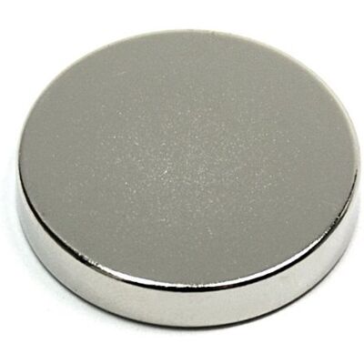 Magnosphere 5 x Aimant rond Disque magnétique Ø 18 x 4mm Néodyme N45, Nickelé Force d'adhérence: 3,8 kg 5 pièces Aimants ronds puissants, Disques magnétiques - Publicité Magnosphere 5 x Aimant rond Disque magnétique Ø 18 x 4mm Néodyme N45, Nickelé Force d'adhérence: 3,8 kg 5 pièces Aimants ronds puissants, Disques magnétiques - Publicité