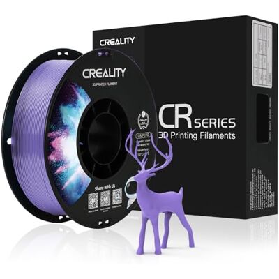 Creality Filament PETG Officiel Lila, Filament pour Imprimante 3D 1,75 mm Sans Empêtrement, Forte Adhérence et Performance en Surplomb Précision de Dimension +/-0,03 mm, 1 kg/Bobine - Publicité Creality Filament PETG Officiel Lila, Filament pour Imprimante 3D 1,75 mm Sans Empêtrement, Forte Adhérence et Performance en Surplomb Précision de Dimension +/-0,03 mm, 1 kg/Bobine - Publicité
