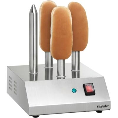 Bartscher - T4 - 4 pains hot-dog - 190 W - Grille-pain - Publicité Bartscher - T4 - 4 pains hot-dog - 190 W - Grille-pain - Publicité